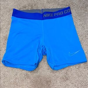 Blue Nike Pro Combat
